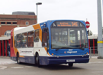 English: Stagecoach Manchester Scania N94UB wi...