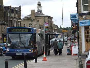 Stagecoach Manchester bus operating the 236 on...