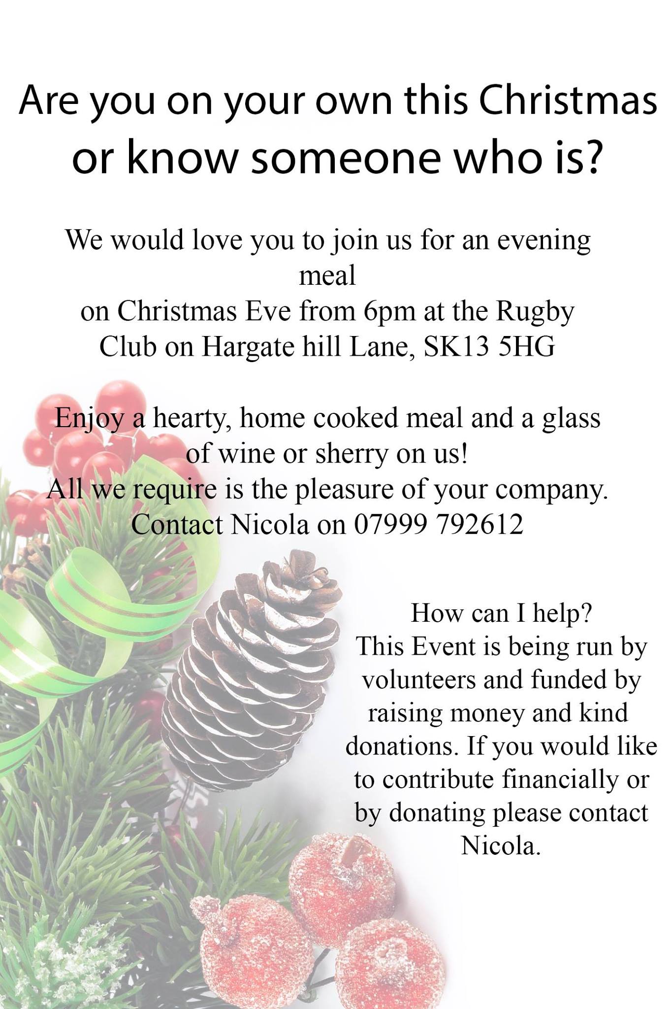 Rugby Club Christmas Eve Meal