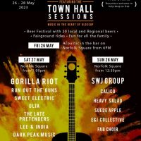 A post showing details of the band appearing as part of the Town Hall sessions
